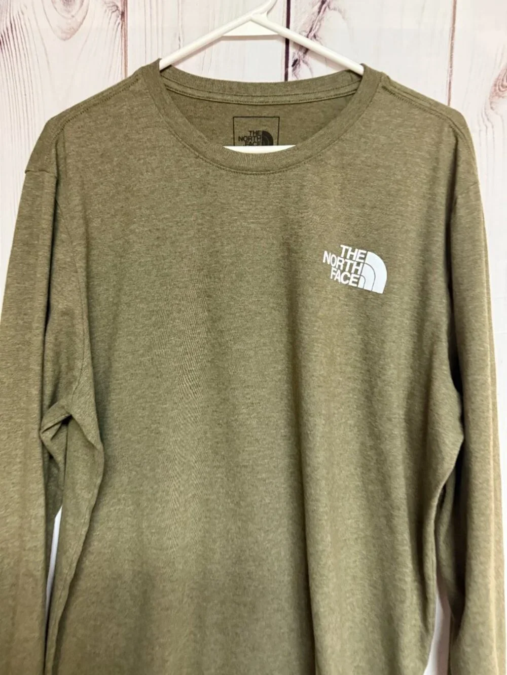 The North Face Men’s Half Dome Tee XL Olive Heather Long Sleeve‎ EUC